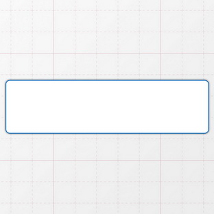 Rechteckform mit abgerundeten Ecken