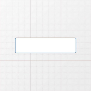 Rechteckform mit abgerundeten Ecken