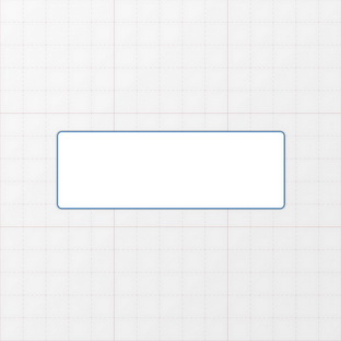 Rechteckform mit abgerundeten Ecken