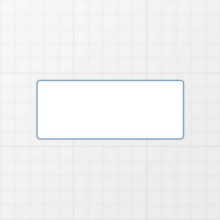 Rechteckform mit abgerundeten Ecken