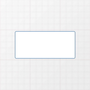 Rechteckform mit abgerundeten Ecken