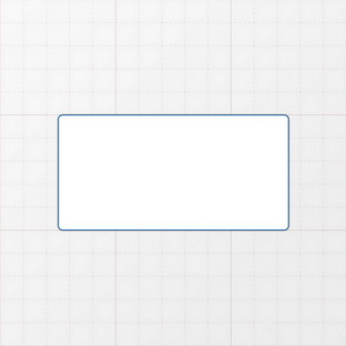 Rechteckform mit abgerundeten Ecken