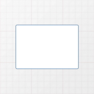 Rechteckform mit abgerundeten Ecken