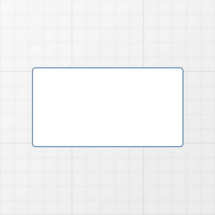 Rechteckform mit abgerundeten Ecken