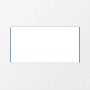 Rechteckform mit abgerundeten Ecken
