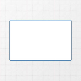 Rechteckform mit abgerundeten Ecken