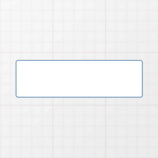 Rechteckform mit abgerundeten Ecken
