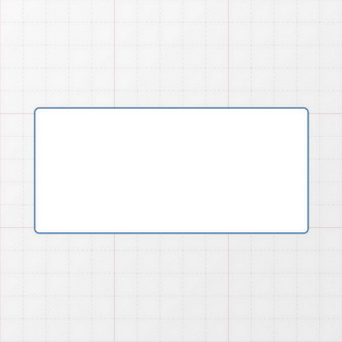 Rechteckform mit abgerundeten Ecken