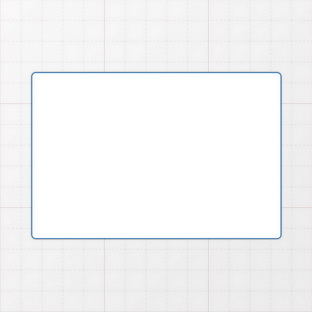 Rechteckform mit abgerundeten Ecken