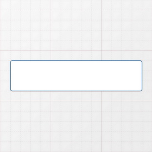 Rechteckform mit abgerundeten Ecken