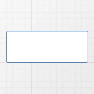 Rechteckform mit abgerundeten Ecken