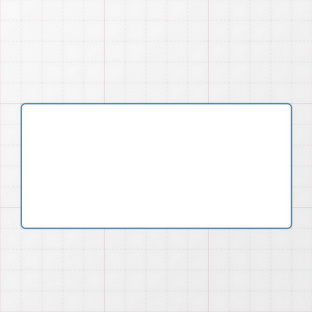 Rechteckform mit abgerundeten Ecken