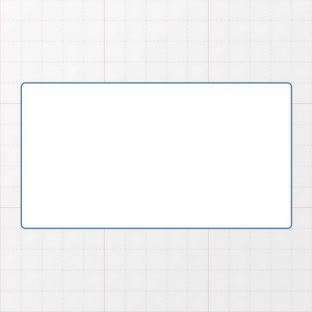 Rechteckform mit abgerundeten Ecken