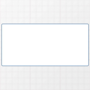 Rechteckform mit abgerundeten Ecken