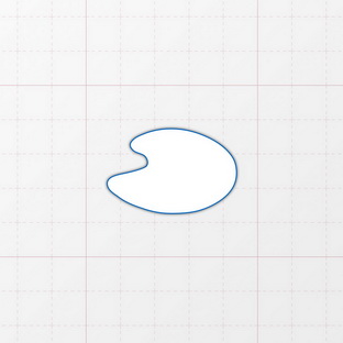 Sonderform Farbpalette