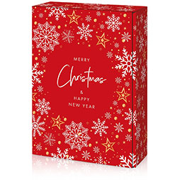 Präsentkarton 3er - Snowflakes