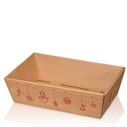 Präsentkorb - 4 eckig mittel