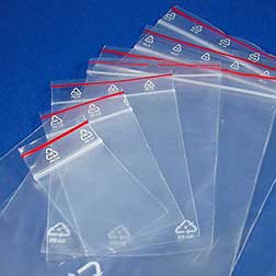 DRUCKVERSCHLUSSBEUTEL 050 x 080 x 0,05