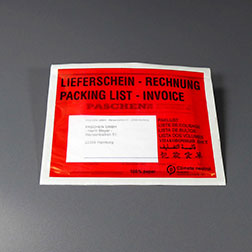 Begleitpapiertaschen Öko C5, rot