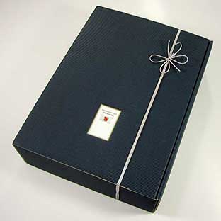 Elastikschleifen für Weinpräsentkartons L