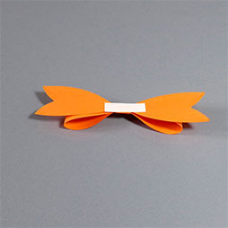 Papierschleifen orange