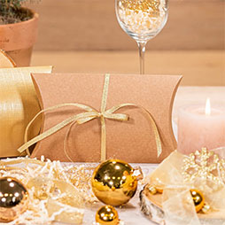 Kissenverpackung natur