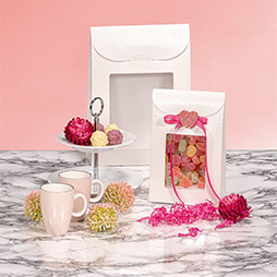 Confiserie-Tasche, weiß, S