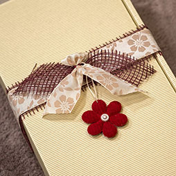 Präsentkarton 2er - creme