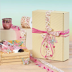 Präsentkarton 3er - creme