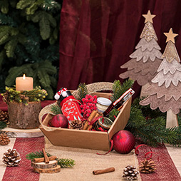 Präsentkorb - 4 eckig klein