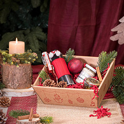 Präsentkorb - 4 eckig klein