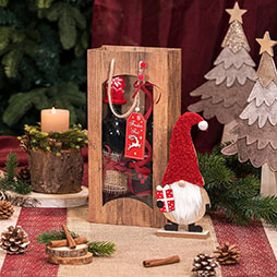 Flaschentragetasche 2er mit Fenster