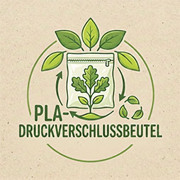 PLA-Druckverschlussbeutel 160 x 220 x 0,05