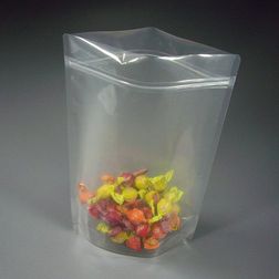 Standbodenbeutel transparent