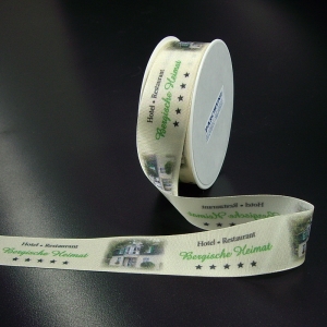 Satinband Digitaldruck - Geschenkband mit Logo