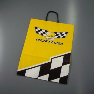 Papiertragetaschen mit Druck von Logo & Firma - Papiertaschen mit Papierkordel