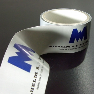 Paketband mit Logo-Print - Packband bedrucken mit Werbung