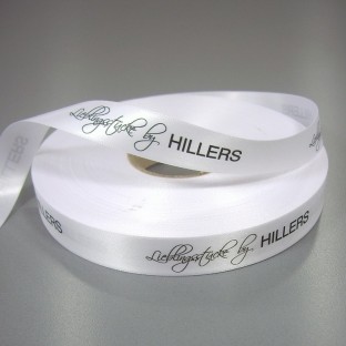 Satinband bedrucken - Geschenkband mit Logo