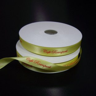 Personalisiertes Satinband mit Druck, Logo & Namen