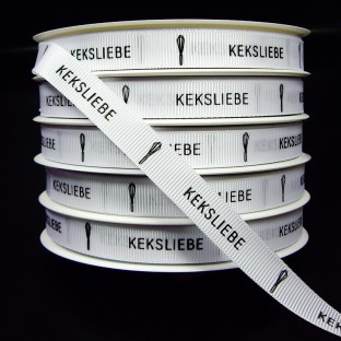 Ripsband mit Reliefdruck - Band mit erhabenem Druck