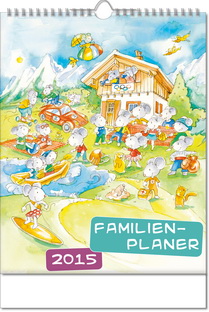 FAMILIENPLANER S - 240 x 346 mm, Wire-O-Bindung