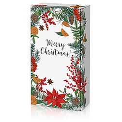 Präsentkarton 2er - Merry Christmas - weihnachtlich
