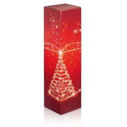 Faltschachtel 1er - Christmas Tree stehend - für 1 Flasche bis ca. 355 mm