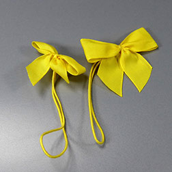 Ten-Schleifen - mit Elastik-Umband, gelb