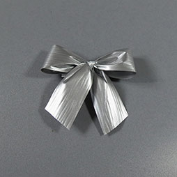 Recyclingfähige Schleifen - silber