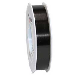Ringelband schwarz, 25 mm - Polyringelband