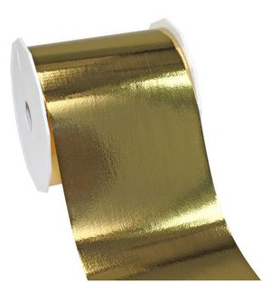 MEXICO 90 mm - Geschenkband-Polyringelband metallic