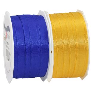 EUROPA 10 mm - Seidenband mit Webkante - viele Farben