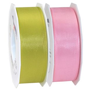 EUROPA 40 mm - Seidenband mit Webkante - viele Farben
