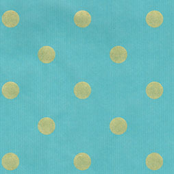 Festive Points - petrolblau-gold